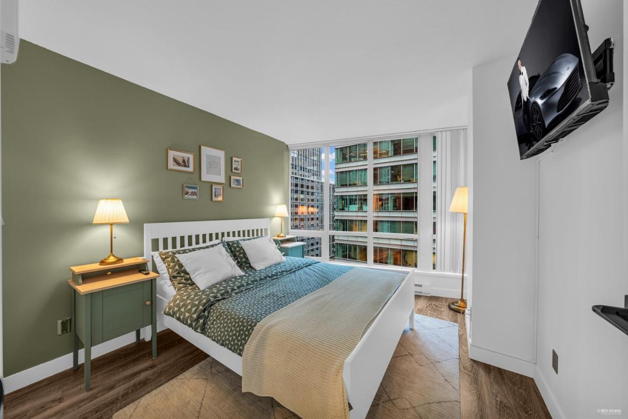 1-Br Condo In Downtown Coal Harbour With Parking And City Views Vancouver Ngoại thất bức ảnh