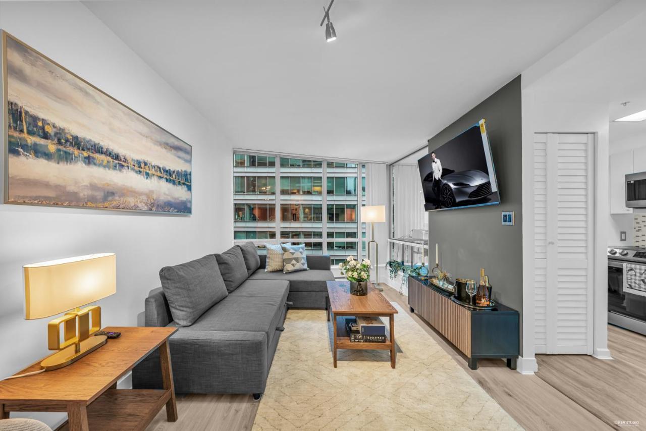 1-Br Condo In Downtown Coal Harbour With Parking And City Views Vancouver Ngoại thất bức ảnh
