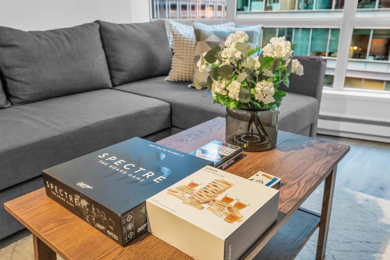 1-Br Condo In Downtown Coal Harbour With Parking And City Views Vancouver Ngoại thất bức ảnh